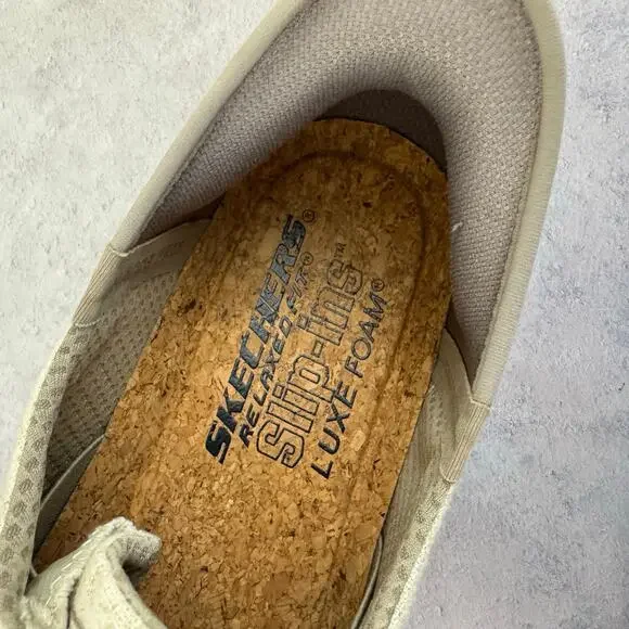 Skechers Shoes Mens Size 13 Beige Melson Casual Comfort Slip On 210864 Read - Picture 9 of 10